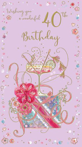 Picture of 40TH BIRTHDAY CARD